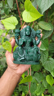 Green Jade Lakshmi (Emerald 670grm) Exotic collection
