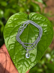 Gemstone Silver Chain
