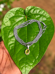 Gemstone Silver Chain