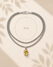 Gemstone Silver Chain