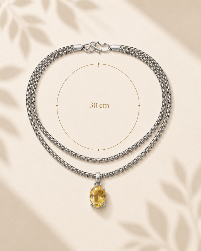 Gemstone Silver Chain