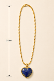 Gold Chain with Heart Pendant