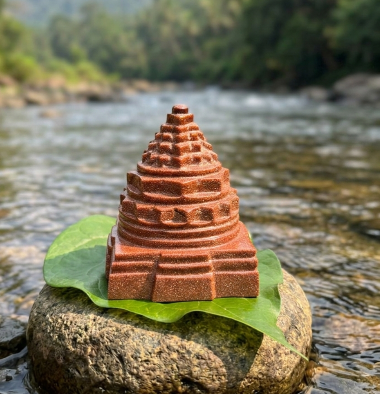 Sunstone Shri Yantra(590gram)-3.5inch