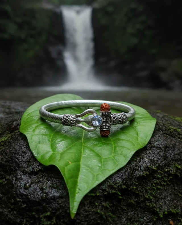 Mahadev Om Bangle(silver plate)