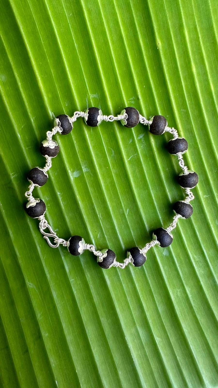 Karungali Silver(925) Bracelet - 8mm