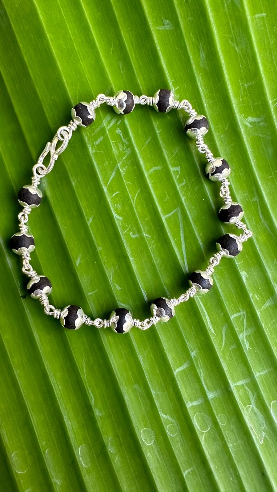 Karungali Silver(925) Bracelet - 6mm