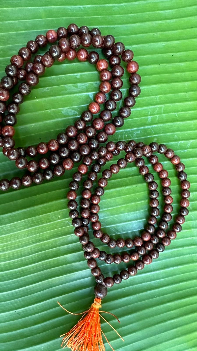 Red Sandalwood Mala 8mm
