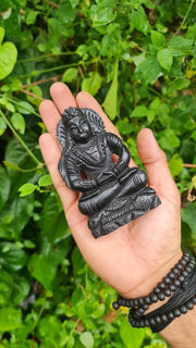Karungali Hanuman Statue 4 Inch