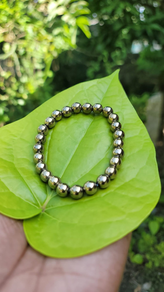 Pyrite Gold Bracelet