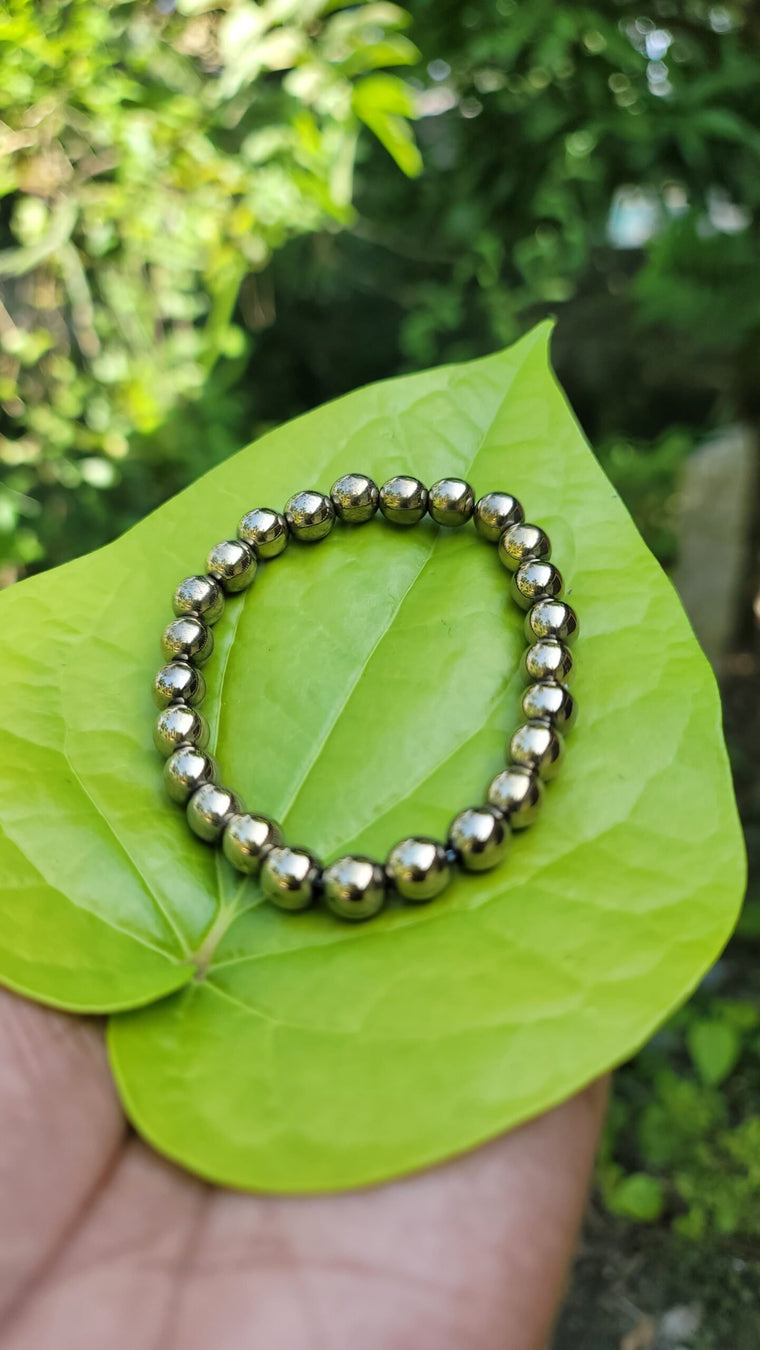 Pyrite Gold Bracelet