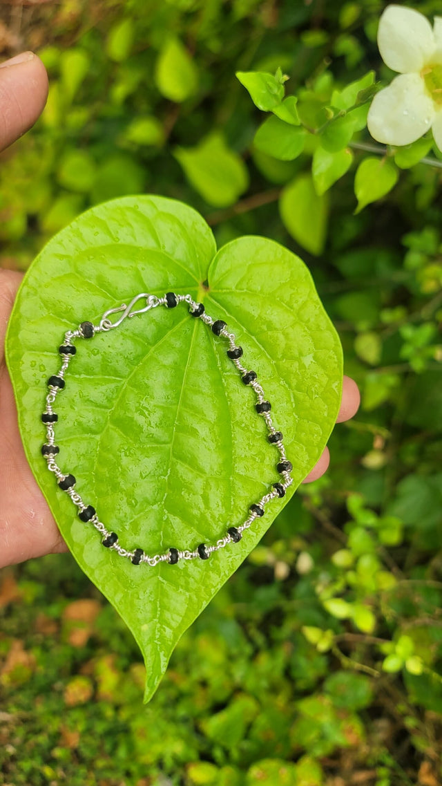 Karungali Silver(925) Bracelet – 4mm
