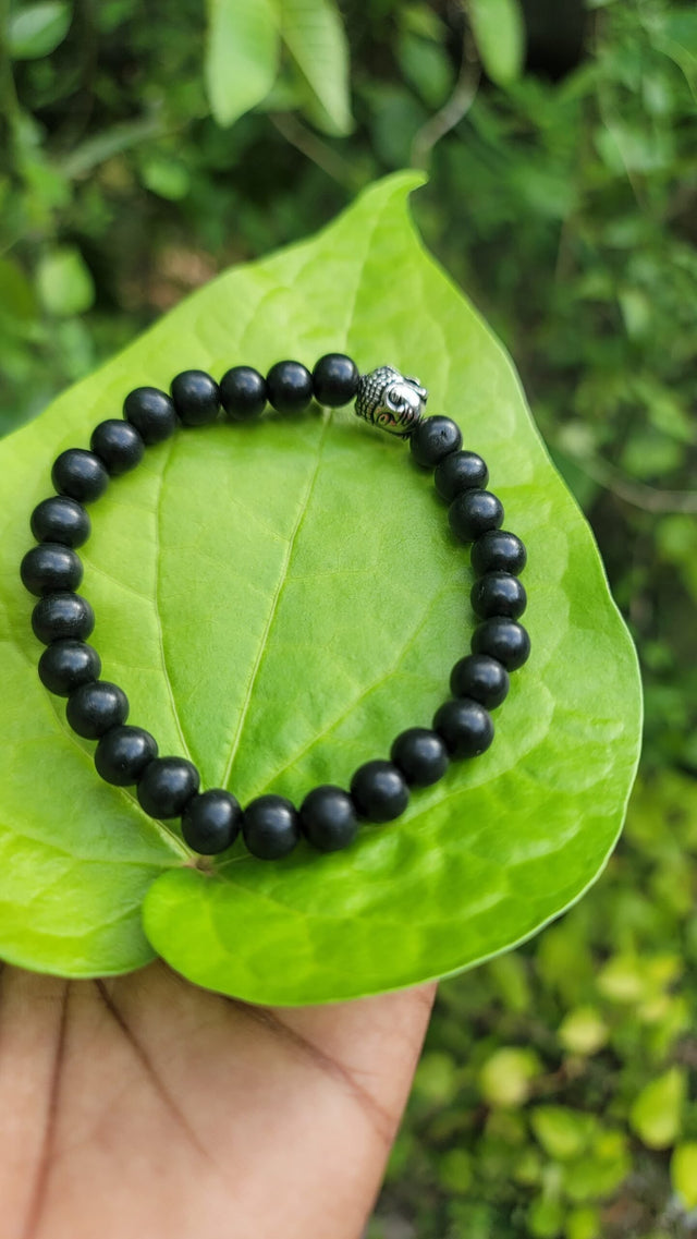 Buddha Face Karungali Bracelet 8mm