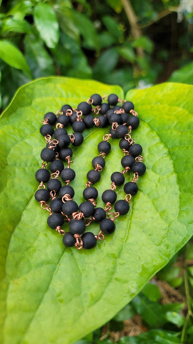 Karungali Copper Wire Mala - 8mm