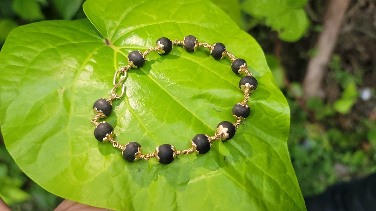 Karungali Panchaloha(Impon) Bracelet-8mm