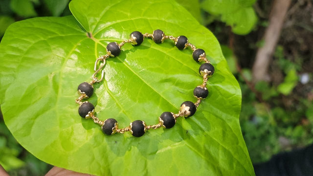 Karungali Panchaloha(Impon) Bracelet-8mm