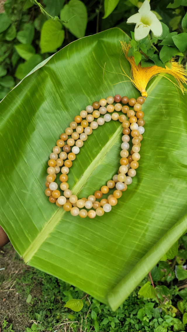 Mookaite Gemstone Mala 108 Pearls