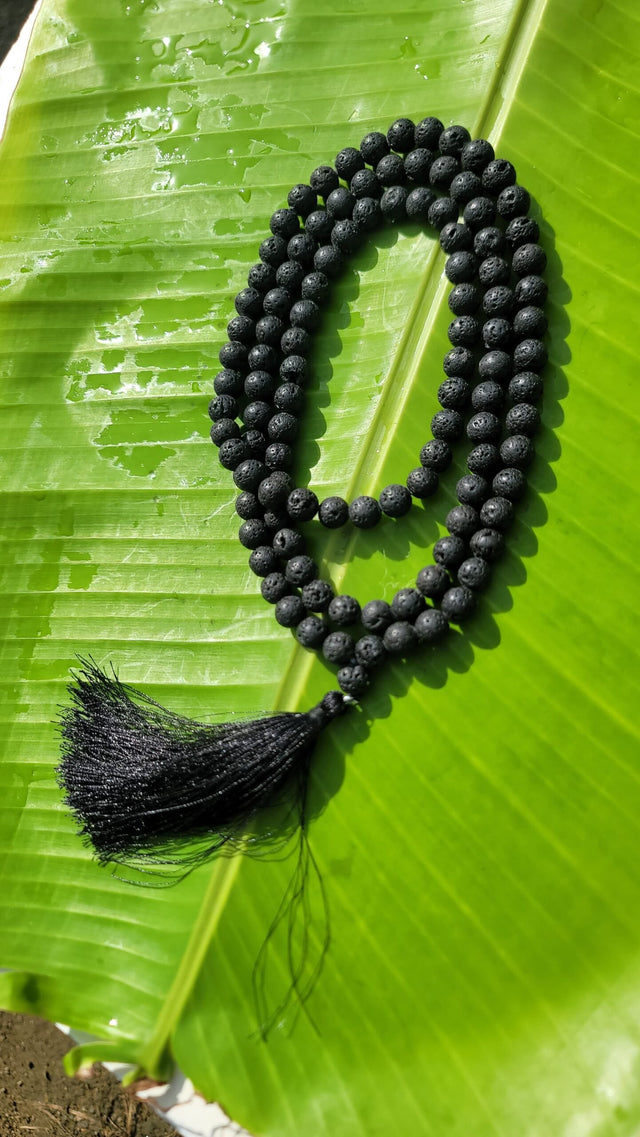 Lava stone Mala108 Pearls