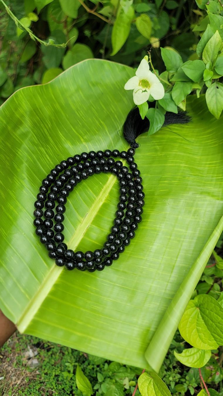 Hematite Gemstone Mala 108 Pearls