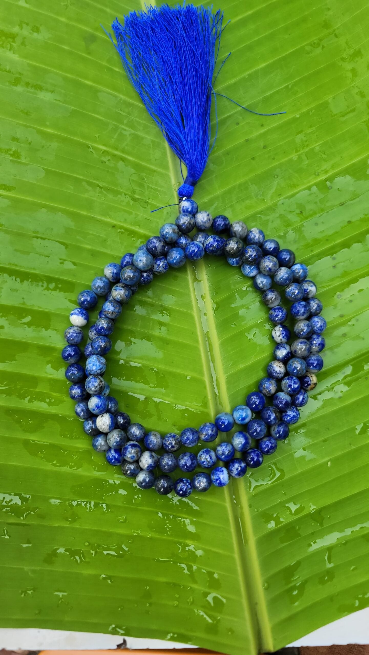 Lapis lazuli Gemstone Mala 108 Pearls