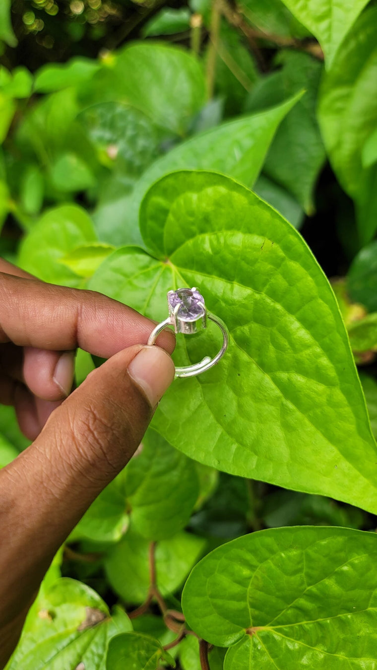 Amethyst Gem Ring