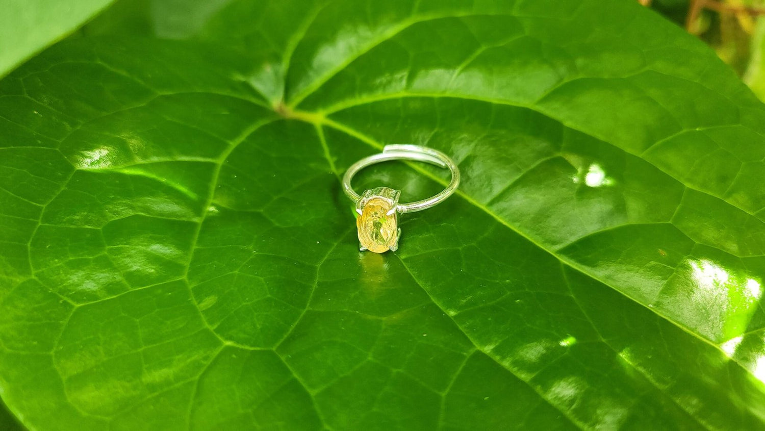 Citrine Gem Ring
