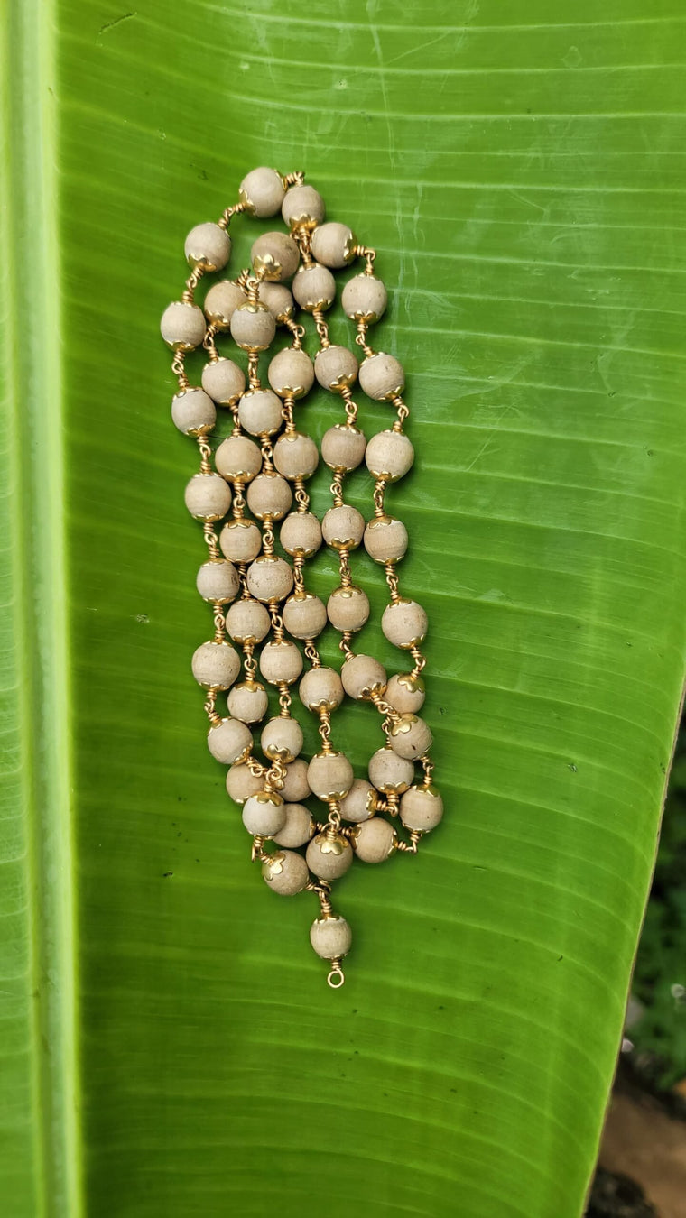 Original Panchaloha(impon) West Bengal Tulasi Mala-8mm