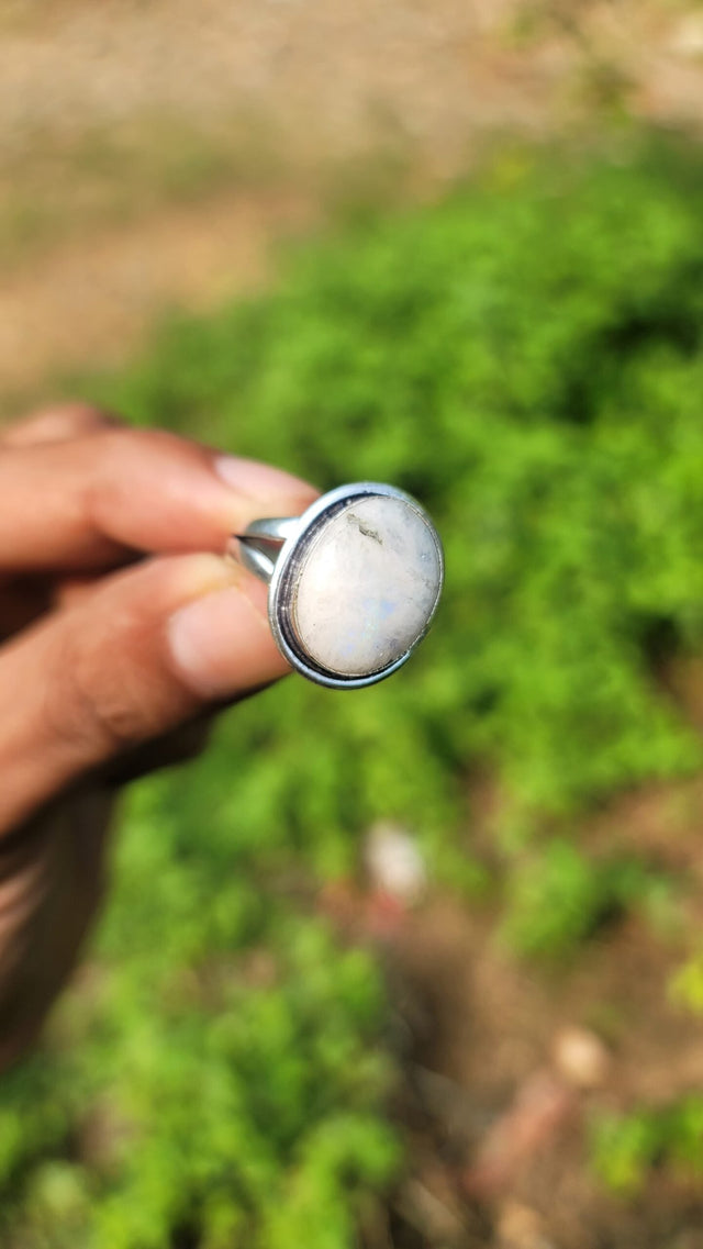 Moon stone Gem ring