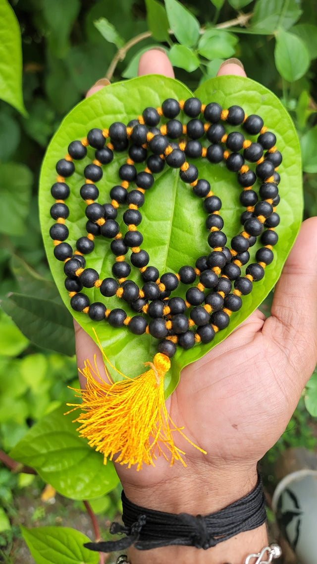 Karungali Mala with knot- 108 beads