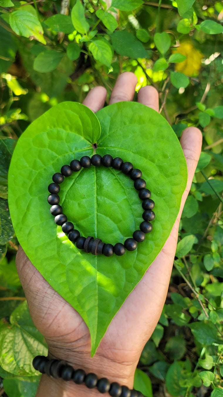 Karungali Bracelet  8mm Shivalinga