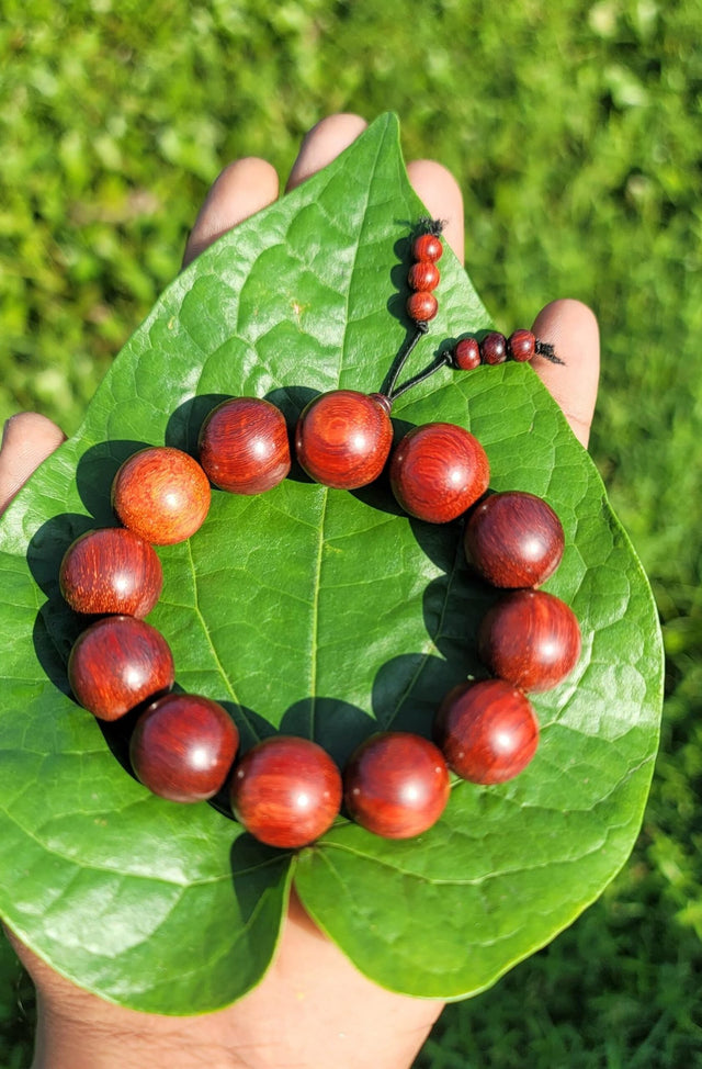 Red sandalwood bracelet-18mm