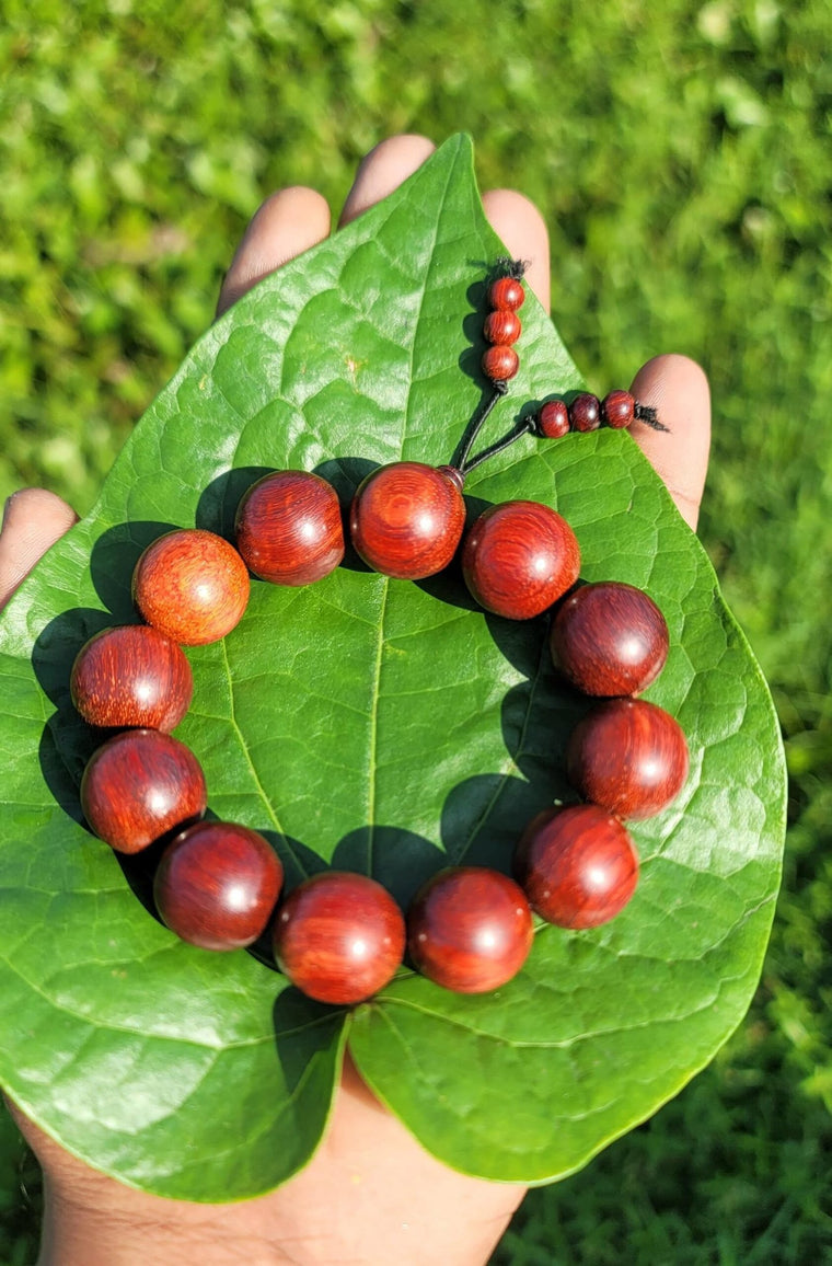 Red sandalwood bracelet-18mm