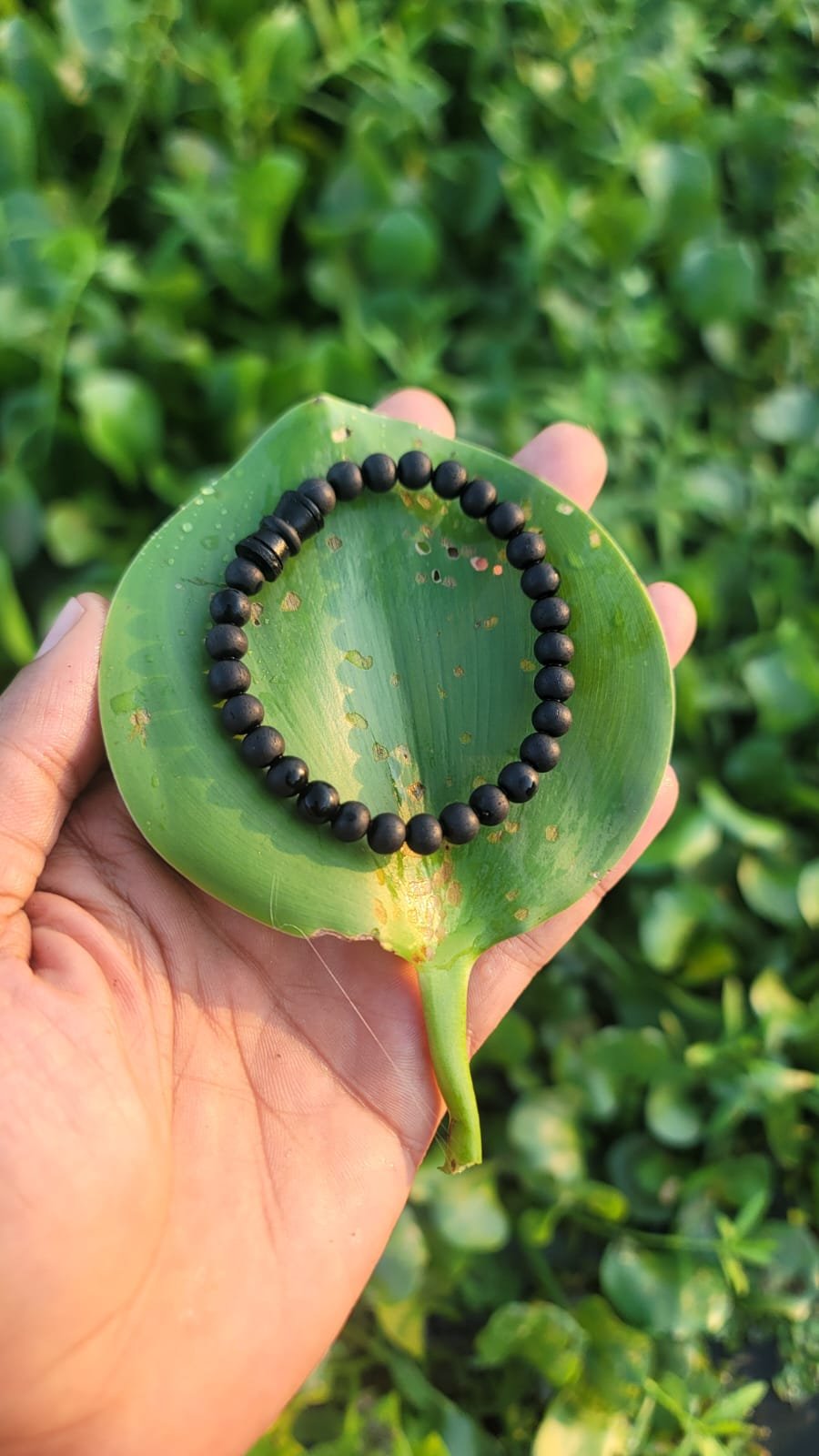 Karungali Bracelet - 8mm with Damaru