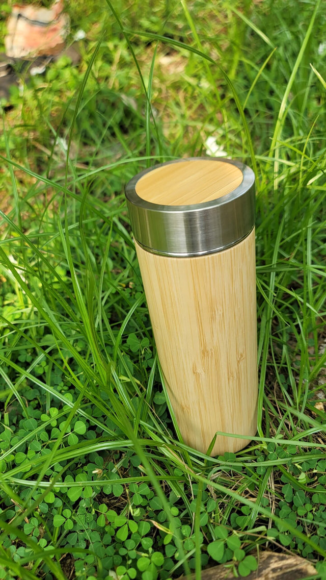 Water bottle Bamboo with Filter (450 ml)