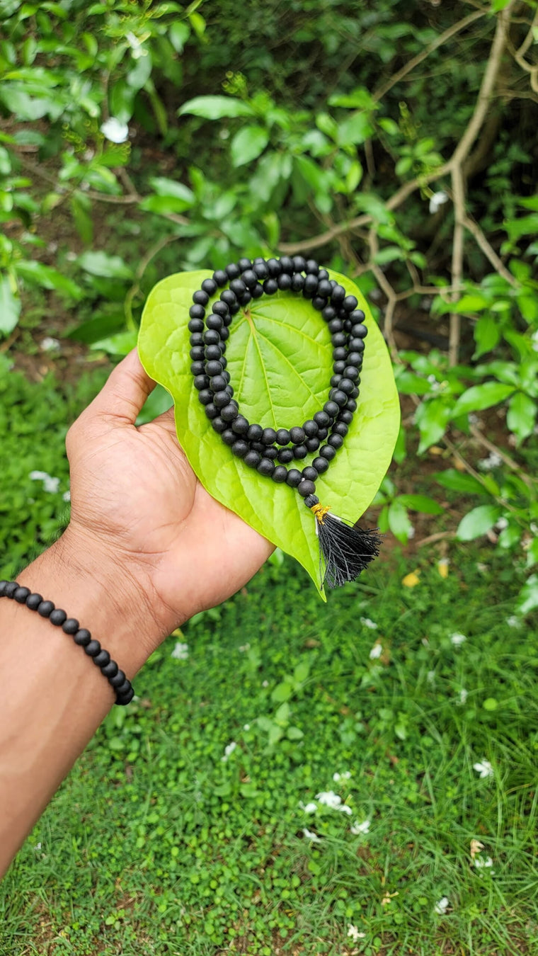Karungali Mala – 6mm 108 Pearls with Black thread