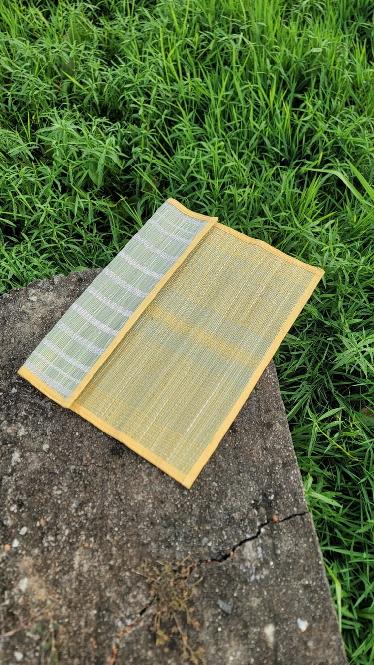 Darbha Grass Meditation Mat Double Side 2ft x 2ft