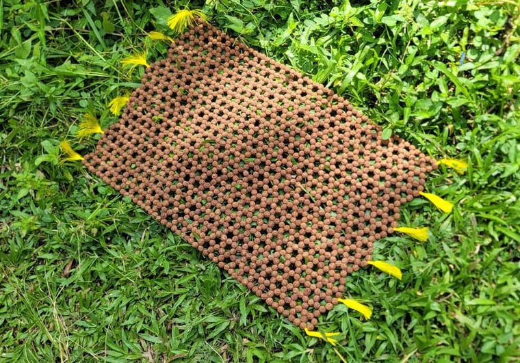 Rudraksha Meditation Mat
