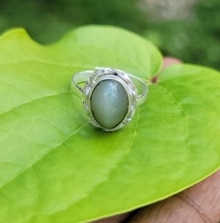 Cat Eye Gem Ring (free size)