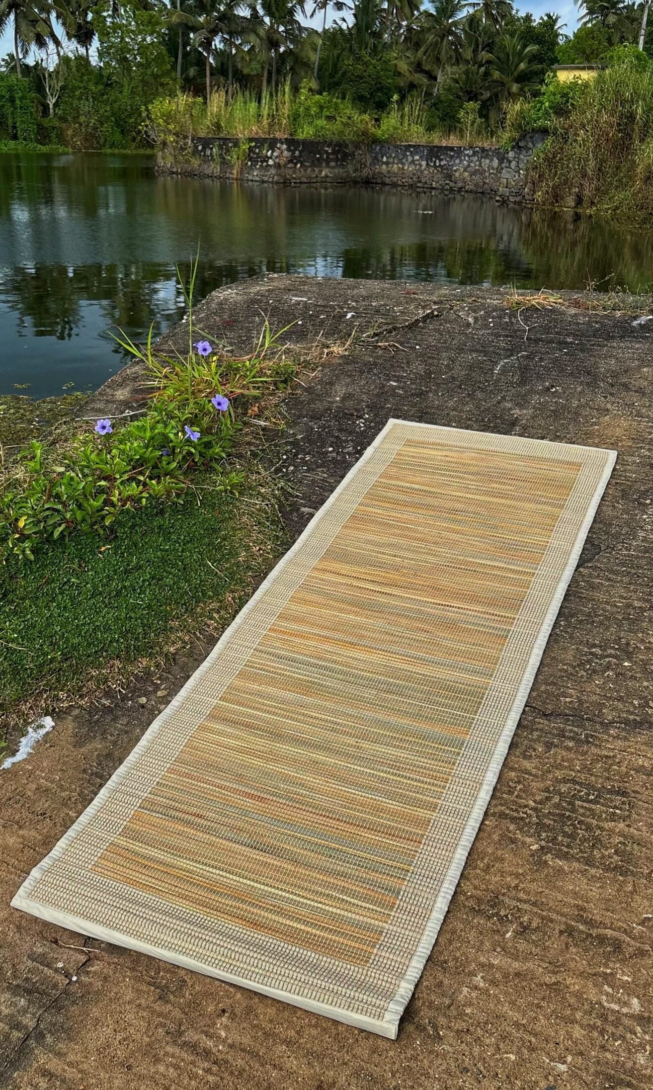 Sambu Grass Yoga Mat 2 x 6 Square Cut