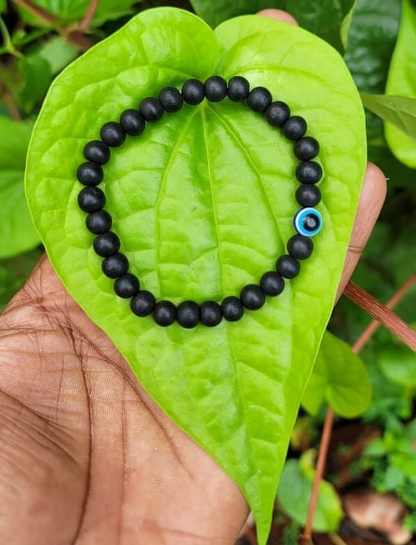 Evil Eye Karungali Bracelet – 7mm