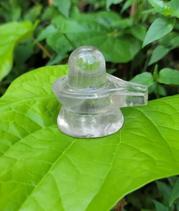 Spatika Shivalinga Big (Crystal Quartz)
