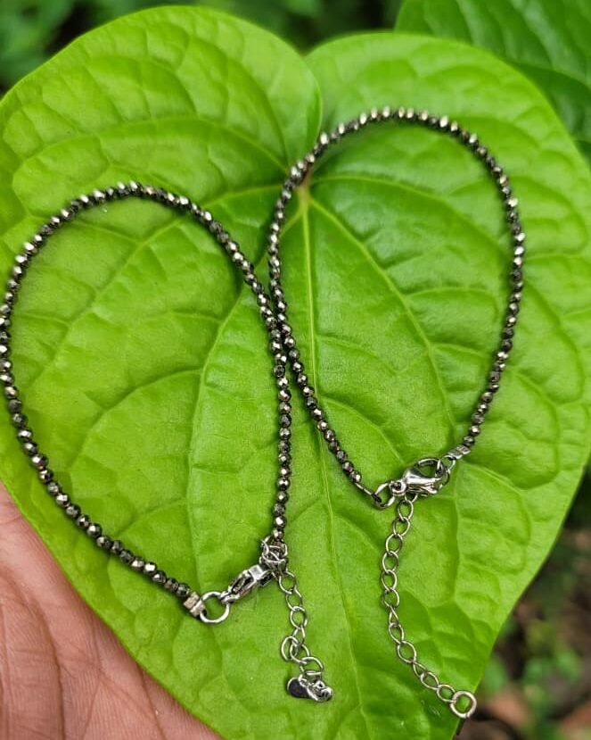 Pyrite Anklet 2mm (pair)