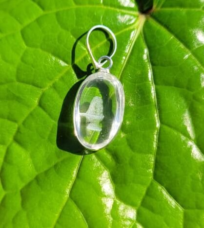 Spatika Shivalinga Gem Pendant