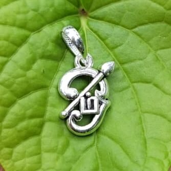 Tamil Om Silver (925) Dollar
