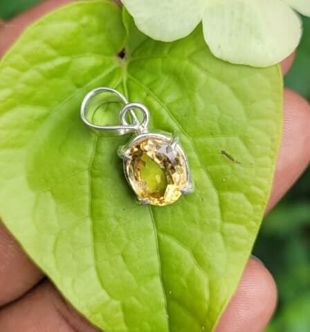 Citrine Gem Pendant (new)