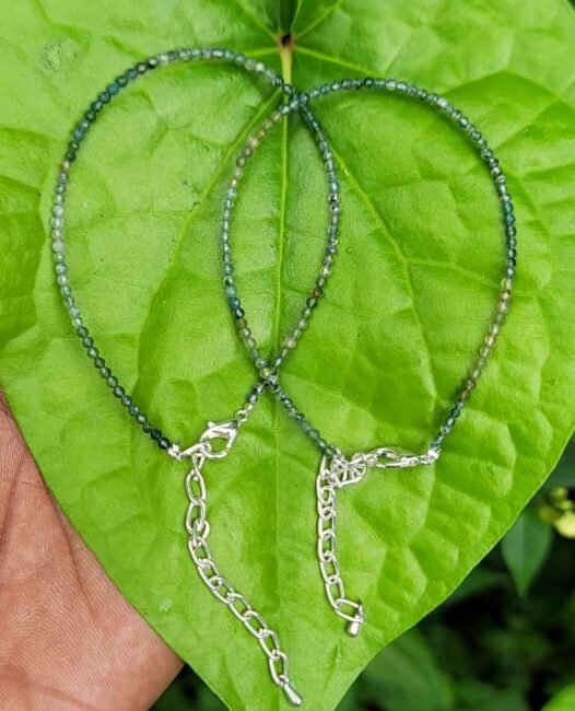 Green Strawberry Anklet 2mm(pair)