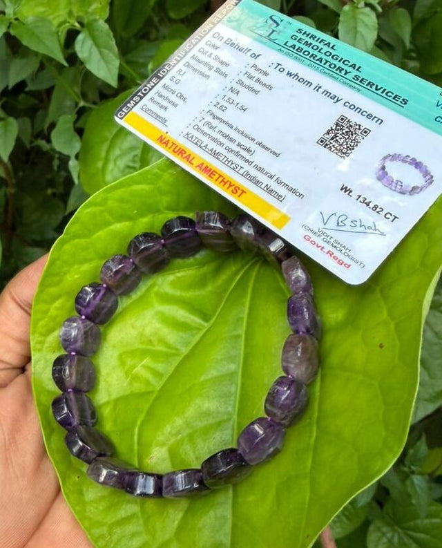 Amethyst Cupical Bracelet