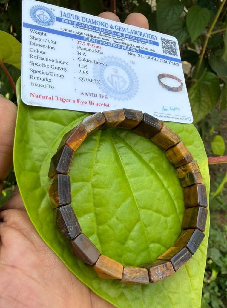 Tiger Eye Cubical Bracelet
