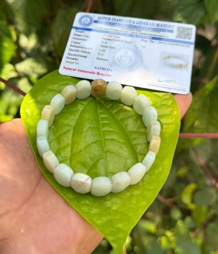 Amazonite Oval Bracelet