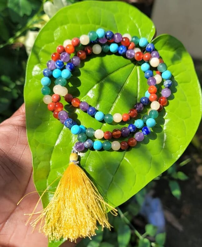 Seven Chakra mala -6mm