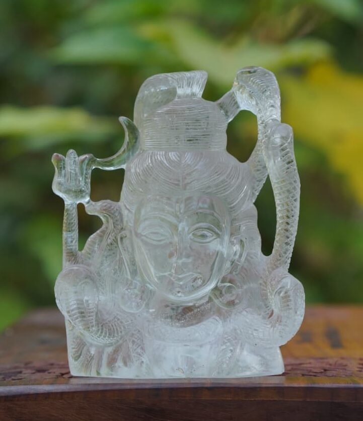 Premium Spatika Lord Shiva Head Type-A